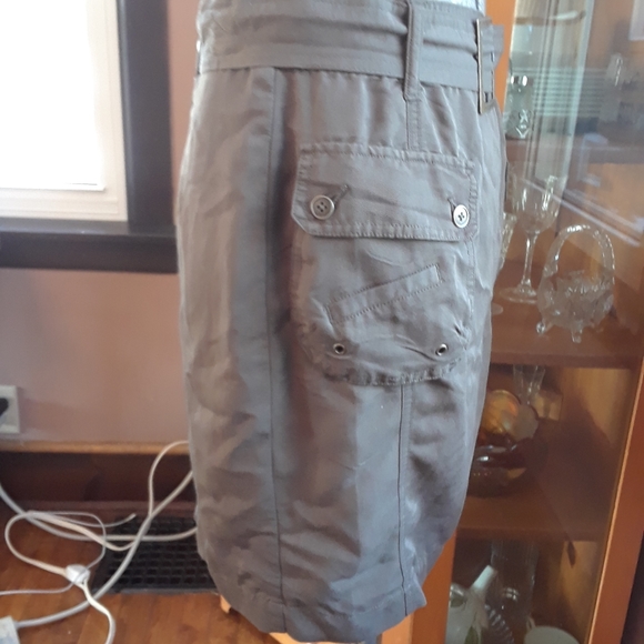 Size small Calvin Klein army green skirt an belt set - Picture 9 of 13